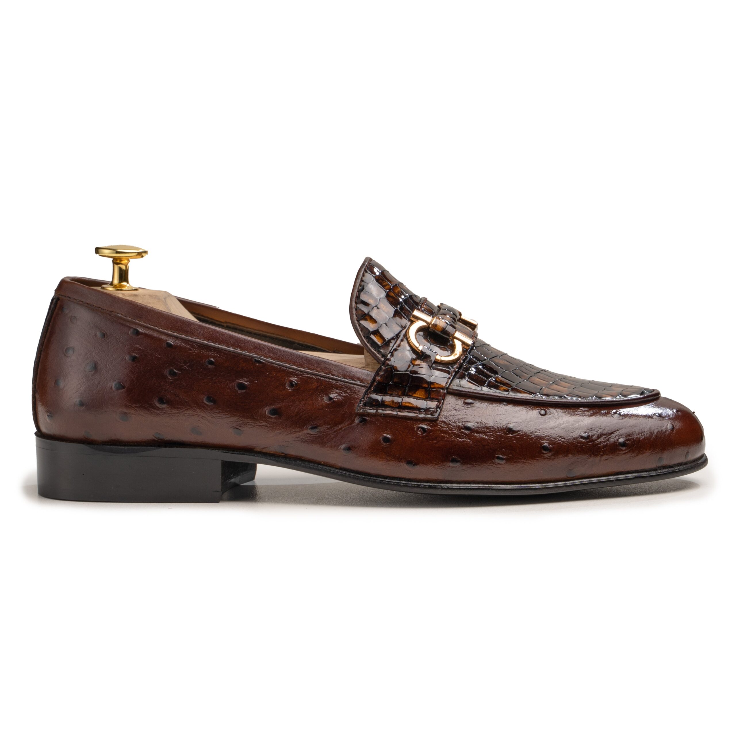 Burgos - Patent Croc Loafers - Image 3