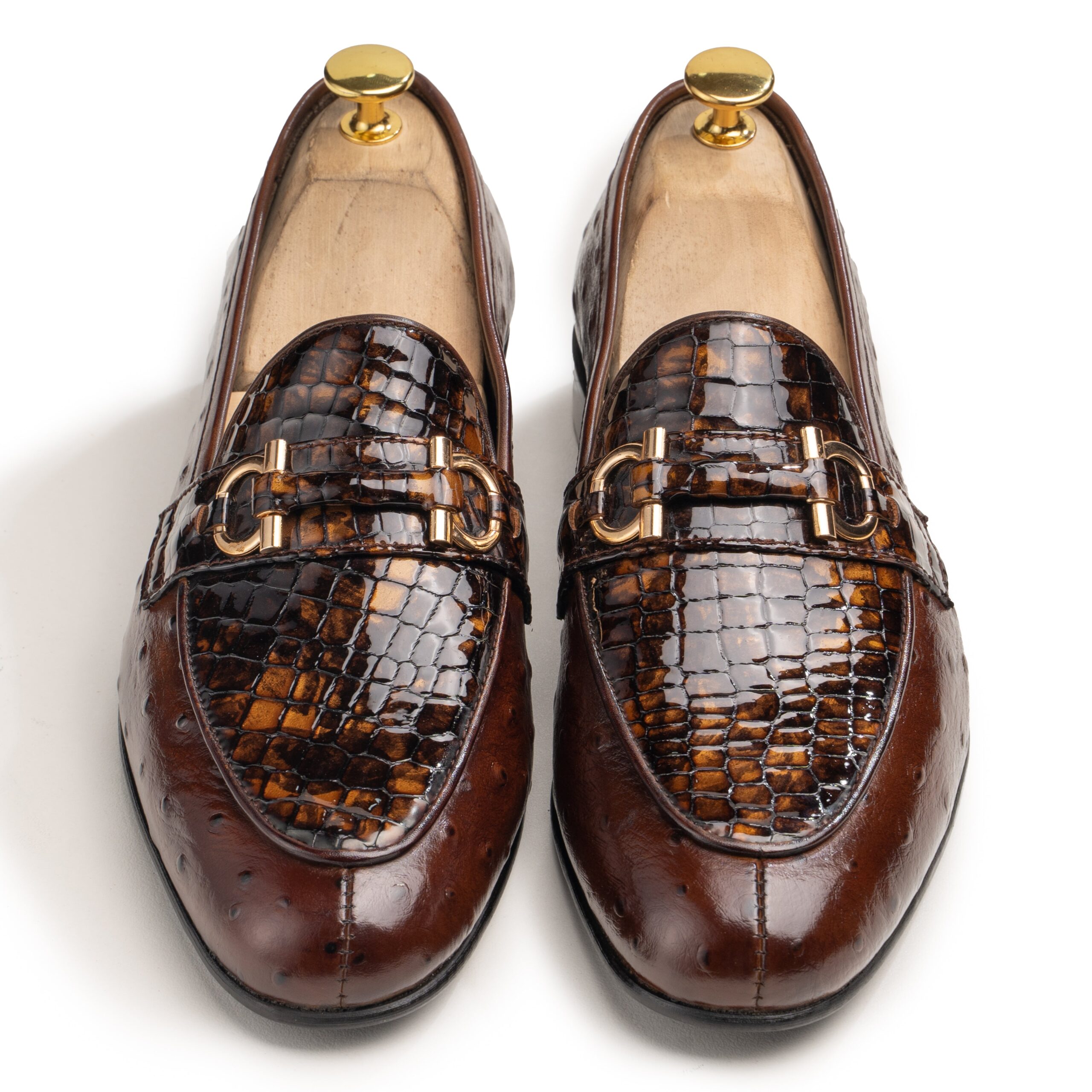 Burgos - Patent Croc Loafers - Image 2
