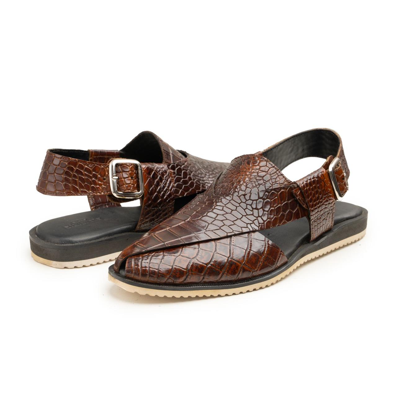 Sfaak - Textured Peshawri Chappal - Image 5