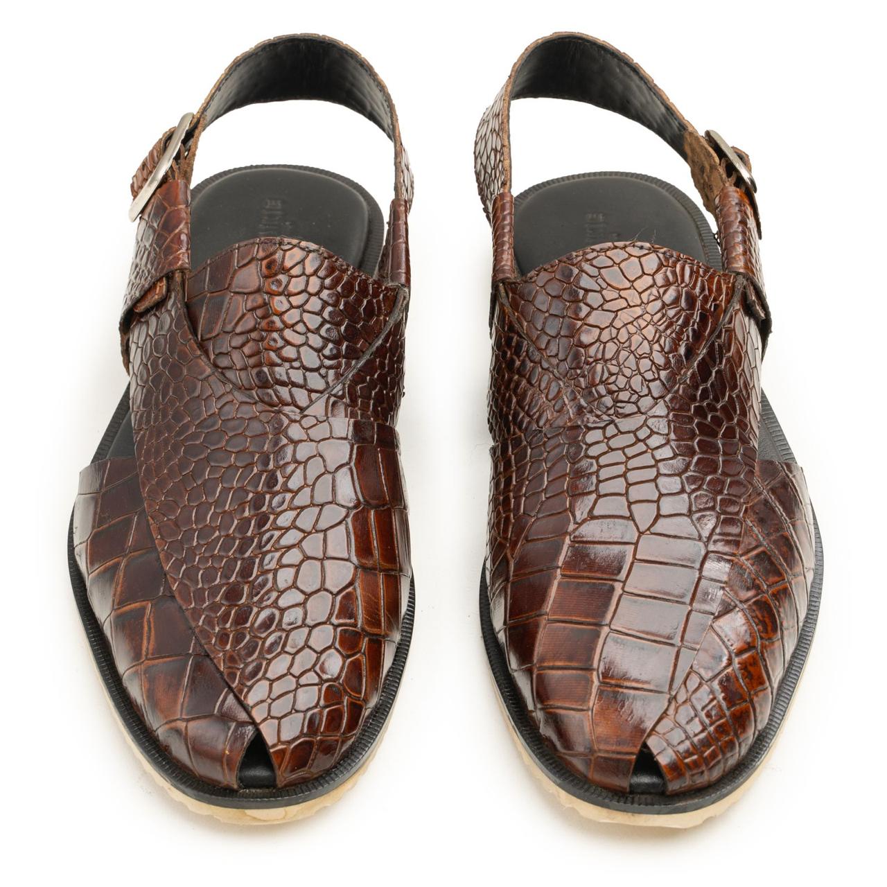 Sfaak - Textured Peshawri Chappal - Image 3